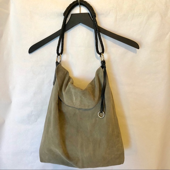 Henri Lou Handbags - “Henri Lou” Suede Hobo